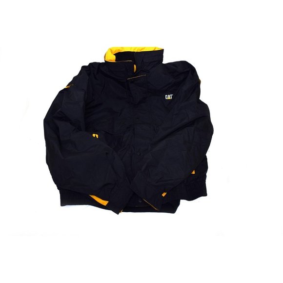 Caterpillar Jackets & Coats Vintage Cat Caterpillar Mens Black Gold